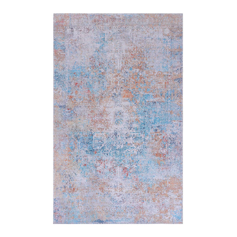 Maval - 6' X 9' Washable Area Rug - Yellow