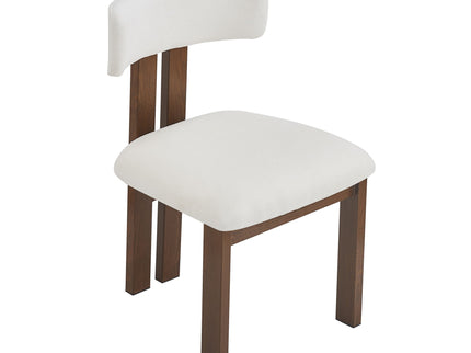 7 Piece Dining Set With Upholstered Armless Chairs And Table