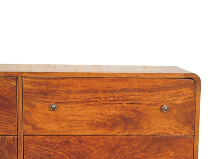 Large Curved Chest - Chestnut
