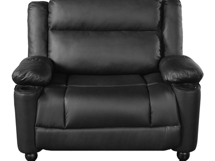 Tufted Design Wide Manual Recliner Chair