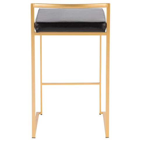 Fuji - Contemporary / Glam Design Counter Stool (Set of 2)