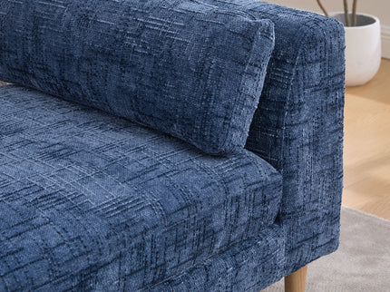 Modern Upholstered End Of Bed Bench With Armrests