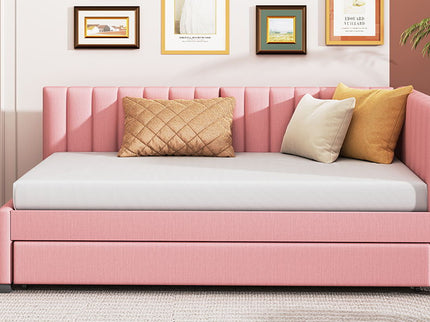 Upholstered Daybed, Sofa Bed Frame, No Box Spring Needed