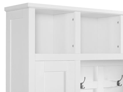 Hall Tree With Storage Bench, Entryway Coat Rack With Hooks
