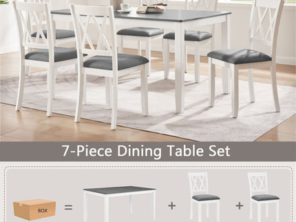 Modern Dining Set With Upholstered Chairs