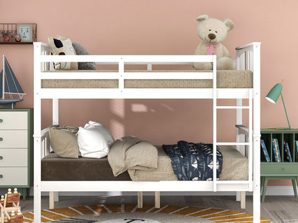 Bunk Bed With Ladder For Bedroom