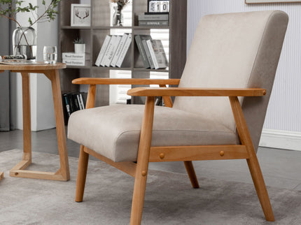 Wide Classic Mid-Century Modern Arm Chair