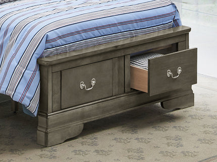Upholstered Panel Sleigh Bed Design