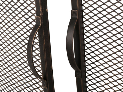 Samantha - Iron Fireplace Screen 2 Door Design