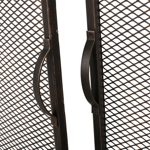 Samantha - Iron Fireplace Screen 2 Door Design