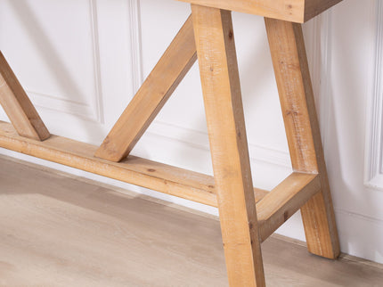 A-Frame Console Table - Natural