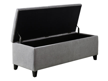 Elegant Design Tufted Top, Soft Close Storage Bench