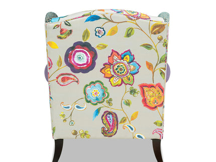 Anya - Boho Chic Wingback Accent Arm Chair