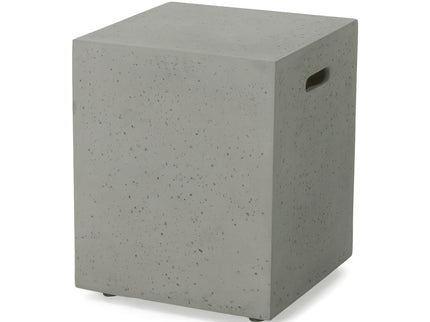 Modern Tank Holder Side Table With Smooth Concrete Surface
