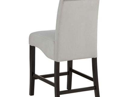 Upholstered Counter Stools (Set of 2) - Gray