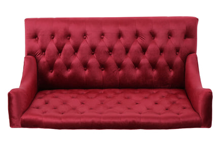 Nurturing - Upholstered Loveseat With Wing Back And Diamond Tufting
