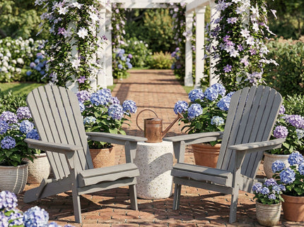 Oversize Outdoor Folding Adirondack Chair, Patio Chair For Garden