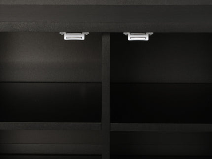 Entryway Bench With Coat Rack, 3 In 1 Design And Adjustable Shelves