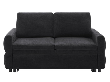 Convertible Sofa Bed Loveseat With Adjustable Backrest And USB Ports