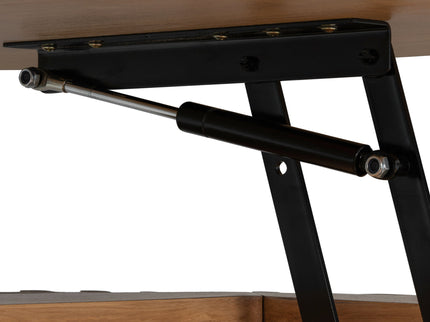Round Lift Top Coffee Table With Hidden Storage For Living Room