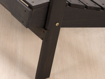 Outdoor Adirondack Rocking Loveseat With Hand Crafted Details