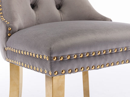 Nikki - Modern, High-End Tufted Dining Chair (Set of 2)