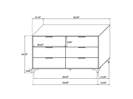 Lexie - Tufted Panel Bedroom Set