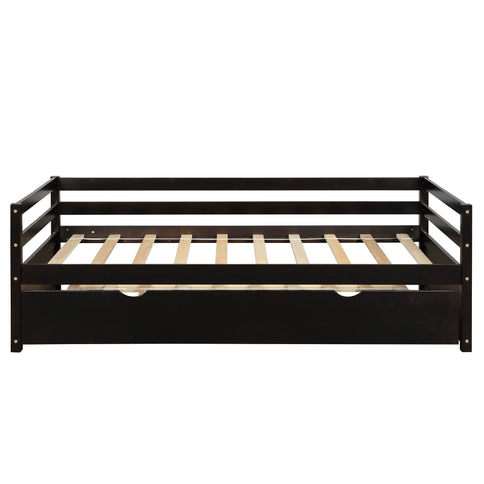 Twin Daybed With Trundle Frame Set