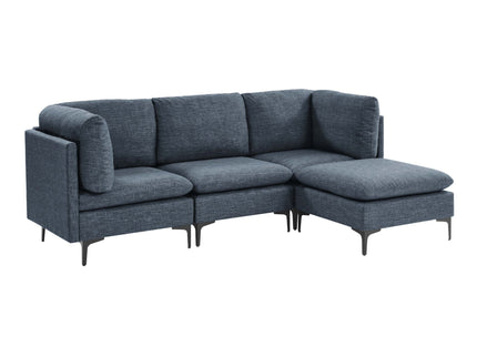 Upholstered Modular Sectional & Tall Legs