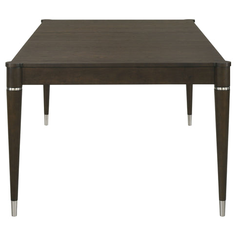 Blakely - 7 Piece Rectangular Dining Set With Extendable Table Upholstered Chairs - Ash Brown