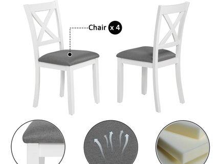 Modern Dining Table Set With Chairs For Kitchen