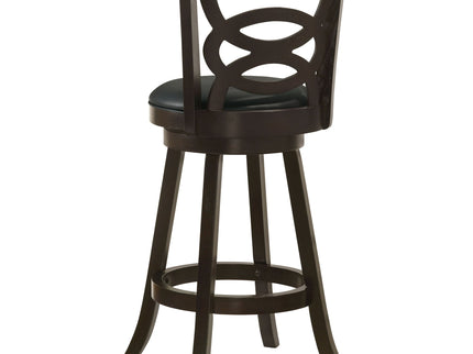 Swivel Bar Stool (Set of 2) - Black