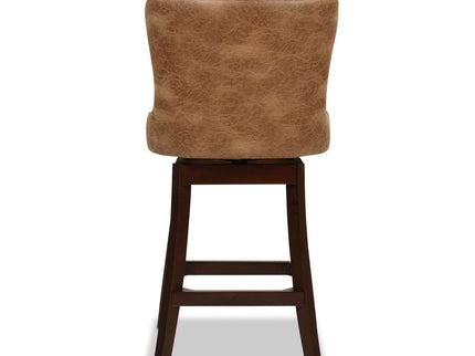 Holmes - Tufted High Back 360 Swivel Counter Height Barstool