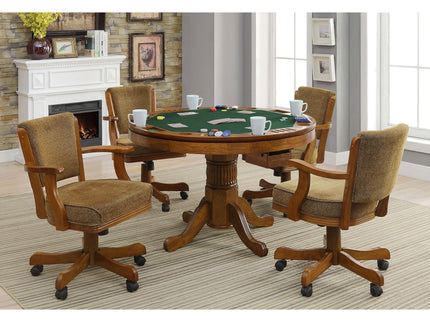 Florenz - 5 Piece Dining And Game Set - Amber