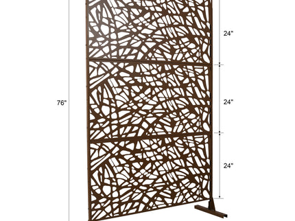 Outdoor & Indoor Freestanding Decorative Privacy Screen