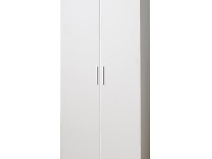 Viviane - Closet With Hanging Bars And 5 Shelves - White