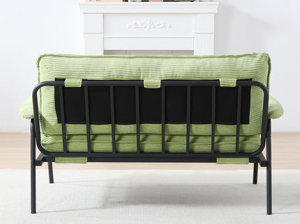 Modern Metal Frame Sofa With Sponge Filling For Compact Spaces And Versatile Use