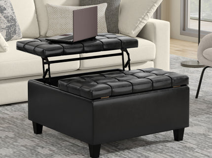 Harrison - Upholstered Coffee Table Storage Ottoman