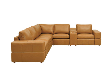 Upholstered Large Arms Sectional With Recliner Seats