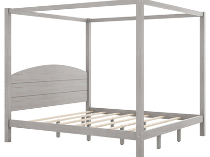 anopy Platform Bed With Headboard And Support Legs