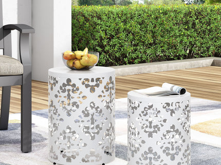 Outdoor Metal Modern Design End Table