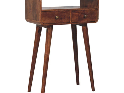 Solid Wood Curved Console Table