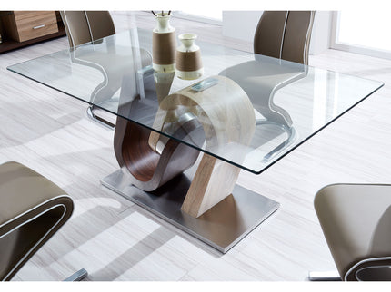Tony - Dining Table - Brown / Beige