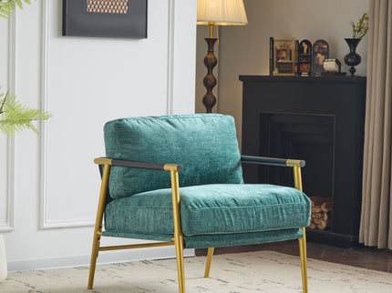 Modern Accent Chair With Cushions, Cozy Seating