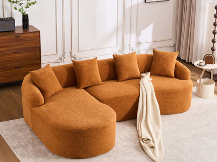 Combined Sofa With 4 Pillows