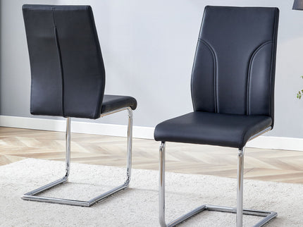 Modern Dining Chairs With High Backrest And Sturdy Legs