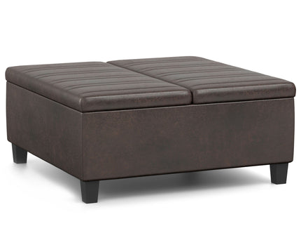Ellis - Upholstered Coffee Table Storage Ottoman