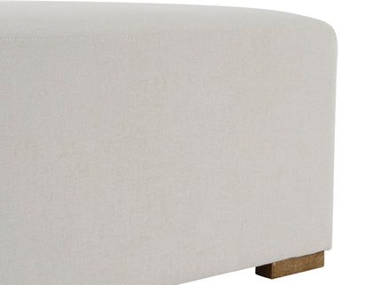 Simple Long Ottoman For Living Room - White