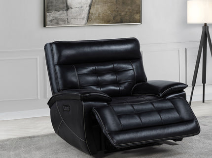 Hayden - Power Recliner With Dual Control, USB Charging Ports - Black