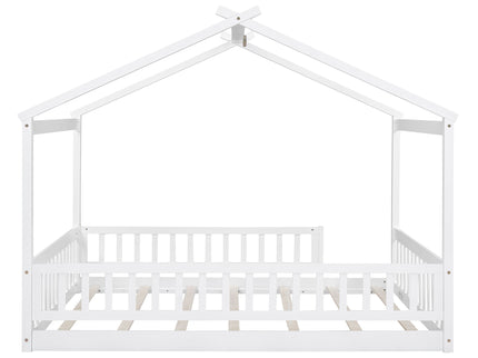 Bed House Bed Frame With Fence